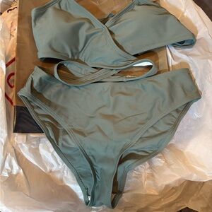 Teen Green Bikini Set